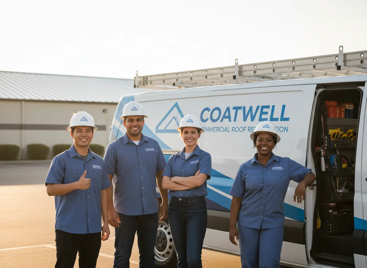 Commercial roof coating company in Pitts, GA